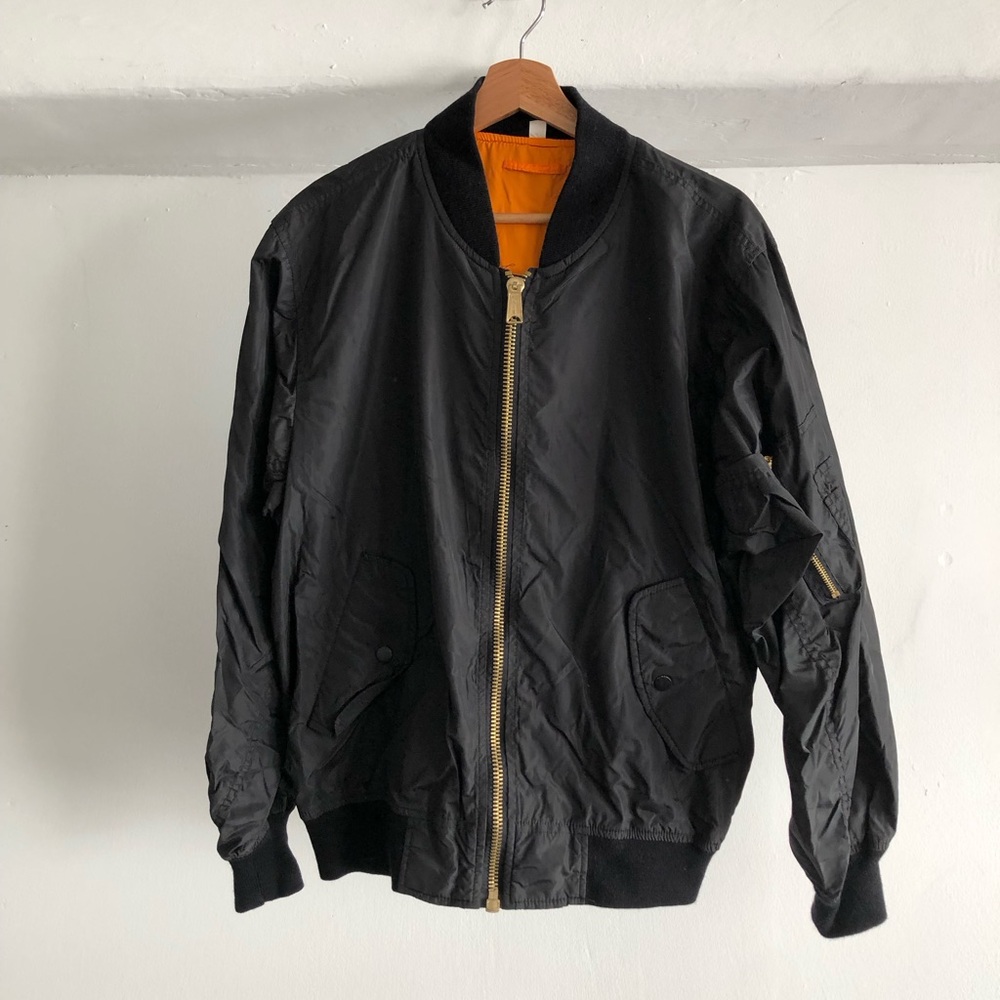 Black Bomber Jacket